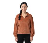 Billabong Coffee Time Half Zip Sweatshirt Marron S Femme
