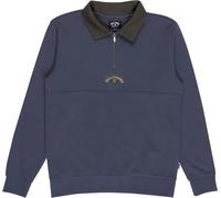 Billabong - Sweat demi- zippé - Winton Half Zip Sweatshirt Ombre Blue en Coton - Taille L - Navy Navy L