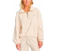 Billabong - Sweat en velours côtelé - Coffee Time White Cap pour Femme - Taille S - Beige Beige S