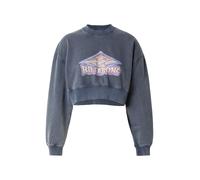 BILLABONG Sweat-shirt 'DIAMOND' bleu clair / jaune clair / orange / noir, Taille XS