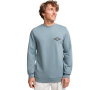 BILLABONG Sweat-shirt 'Foundation' bleu marine / bleu-gris / vert clair / rose, Taille L
