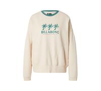 BILLABONG Sweat-shirt 'TRIPLE PALMS' beige clair / vert, Taille XL