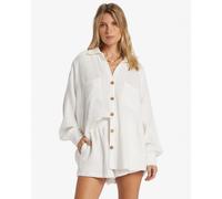 Billabong Blouse manches longues Swell Beige Femme Taille M
