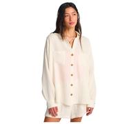 Billabong Swell Long Sleeve Blouse Beige S Femme
