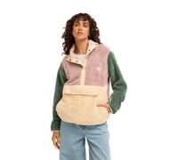 Billabong - Polaire douce à col montant - Switchback Pullover Sea Fog pour Femme - Taille XS - Rose Rose XS