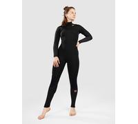 Billabong Synergy 4/3 Mm Woman Long Sleeve Chest Zip Neoprene Suit Noir 10 Femme