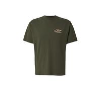 BILLABONG T-Shirt 'BAD PILL WAVE' jaune d'or / olive / noir, Taille M