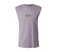 BILLABONG T-Shirt 'BURN OUT' jaune / gris basalte / noir / blanc, Taille L