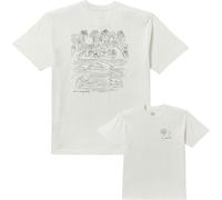 Billabong - T-shirt en coton - Scenes Regular SS Tee Off White pour Homme - Taille M - Blanc Blanc M