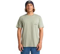 Billabong T-Shirt Manche Courtes Stacked Arch PKT Homme Vert M