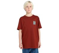 Billabong T-Shirt Manche Courtes Stamp SS Garçon 8-16 Ans Rouge M