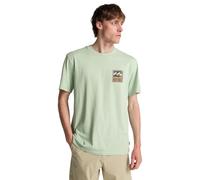 BILLABONG T-Shirt 'Stamp' menthe / abricot / orange clair, Taille XS