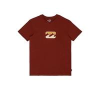 Billabong T-Shirt Manche Courtes Tides Garçon Rouge