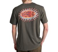 Billabong T-Shirt Manches Courtes Billabong Burn Out - Gris Fumée, Coton