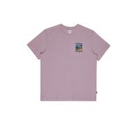 BILLABONG T-Shirt 'Post Cards' bleu ciel / jaune d'or / violet pastel / noir, Taille M