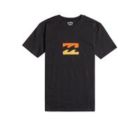 BILLABONG T-Shirt 'Team Wave' jaune / orange / noir, Taille 170-176