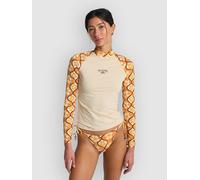 Billabong Tropic Surf Print Lycra à longues manches blanc