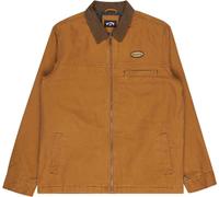 Billabong - Veste avec col en sherpa - Jimmy Jacket Tobacco pour Homme en Coton - Taille XL - Marron Marron XL