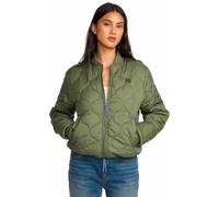 Billabong - Veste courte matelassée - Cliffs Bomber W Treehugger pour Femme - Taille L - Kaki Kaki L