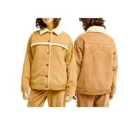 Billabong - Veste en velours côtelé doublée sherpa - Cord In Love Trucker Jacket Sugar Almond pour Femme en Coton - Taille S - Marron Marron S