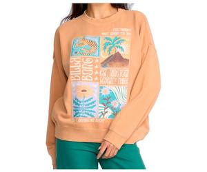 Billabong - Women's Echo Crew Fleece - Pull - L - dusty trails