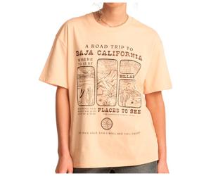 Billabong - Women's Flying To The Moon - T-shirt - L - soft peach
