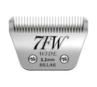 BILLAR® 7FW Lames de toilettage amovibles pour chien, compatibles avec les tondeuses Andis,Oster A5, Wahl KM10, longueur de coupe 3,2 mm