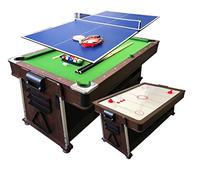 Billard AMERICAIN 7FT Vert + Hockey DE Table + Table DE Tennis + Plan COVERTOUR