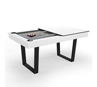 Billard Américain convertible HORIZON avec plateau dînatoire 206 x 116 cm