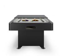 Billard Américain convertible Table dinatoire - 212 x118 x86 cm -Retour de boules automatique et Accessoires inclus - Gris