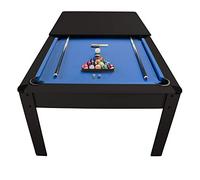 Billard Am?ricain HARMONY 6Ft - 206,5 x 116,5 x 80 cm avec accessoires et plateau d?natoire - Couleur Noir