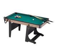 Table de billard pliable pour toute la famille avec accessoires inclus vert TU