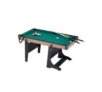 Véritable Billard Américain Pliable, Vert Anglais, 151.8 x 83.2 x 78.6 cm, Montage Simple, 2 Joueurs