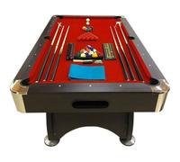 Billard américain RED DEV - 7ft - Dimensions réglementaires - Robuste et durable