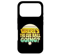 Billard Amusant pour Billard et Snooker Break Where's The Queue Ball Coque pour iPhone 17 Pro