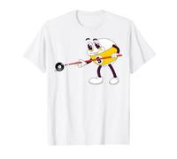 Billard Art Billard Jouer Jouer Piscine Joueurs Nature T-Shirt Graphique avec Valeur