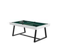 Billard BRIO Blanc avec Drap Vert - Élégance et Qualité Française