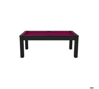 Billard Colorado 8 personnes - 7P - Coloris noir grainé tapis prune
