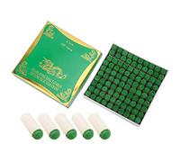 Billard Cue Tips Remplacement Premium Durable Slipon Pôle Stick Tip Protecteur pour Snooker Britannique Style Noir Huit Plastique Cuir Artificiel 100 de (9mm)