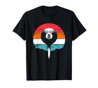 Billard de golf à 8 balles - Vintage Golf Pool Billard Lover T-Shirt