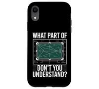 Billard drôle Disant Quelle Partie ne Comprend Pas Coque pour iPhone XR
