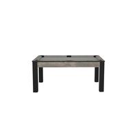 Billard Floride Convertible en Table à Manger pour 6 Personnes - Design Industriel avec Tapis Gris