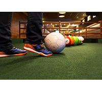 Billard Football : Jouez au Foot avec Les Règles du Billard - Jeu de plein air Foot - Lot de 16 Ballons en Cuir PU Taille 2 (15 Cm)
