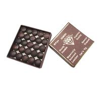 Billard-Hips Tips-50x Pool-Tzeue Top Set, Kit De Remplacement Pour Billard | Ensemble De Réparation De Bâton De Billard Avec Boîte De Rangement, Pièces De Rechange Pratiques Ensemble Pour Les Débutant