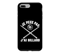 Billard Humour Passion Je Peux Pas J'Ai Joueur Coque pour iPhone 7 Plus/8 Plus