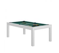 Billard - René Pierre - Fabricant Français - Charme Blanc Drap Vert + Plateaux Table