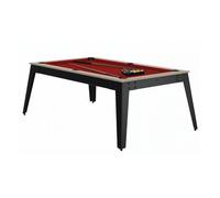 Billard René Pierre Steel Oslo Pieds Gris Drap Rouge - 2360