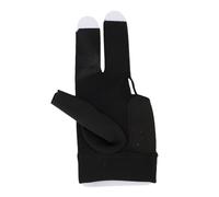 Billard s 3 Doigts en Nylon pour l'élasticité Confortable adaptée à la Main Gauche ou Droite, Un Billard Masculin ou féminin (Noir)