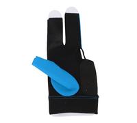 Billard s 3 Doigts en Nylon pour l'élasticité Confortable adaptée à la Main Gauche ou Droite, Un Billard Masculin ou féminin (Bleu)