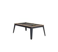 BILLARD STEEL Noyer Venice Pieds Gris Drap Slate